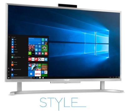 ACER  Aspire C22-760 21.5  All-in-One PC - Silver